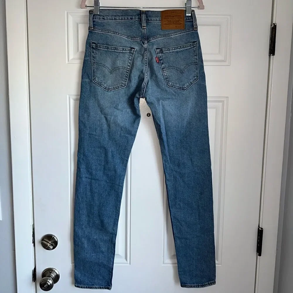 Levis premium Levi’s 512 slim taper flex jeans pants skinny‎ size 28 28x32